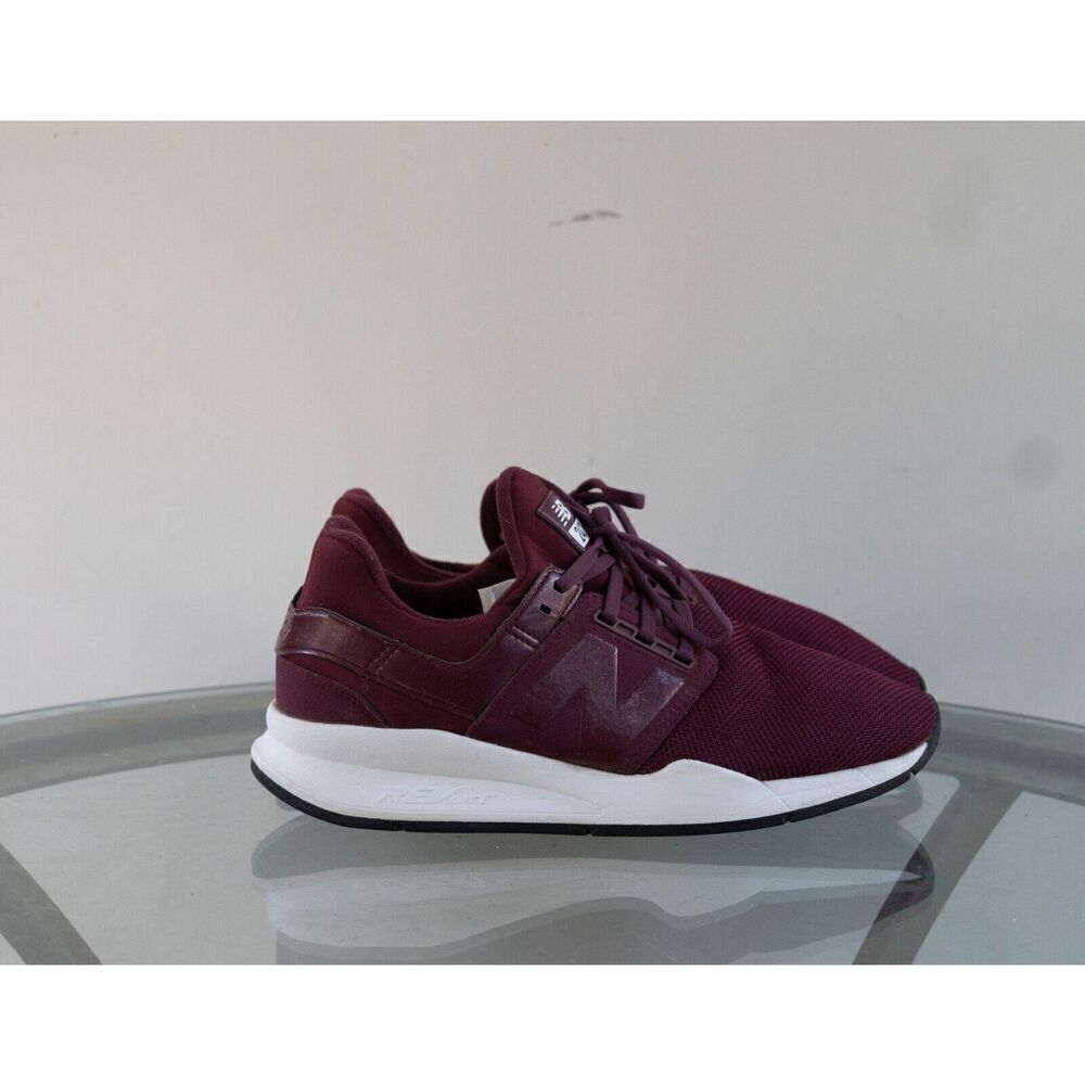 New Balance 247 RevLite Women Burgundy Classic Lace Up Running WS247UA Shoe Sz 9